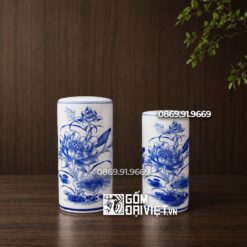 Ong Huong Men Lam Ve Hoa Sen Bach Tinh Lien Hoa Bat Trang 6359