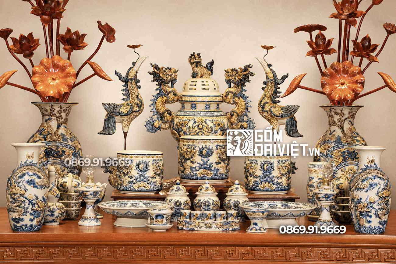 Bo Do Tho Day Du Tam Su Men Hoang Tho Dap Noi Bat Trang Dtmht01 8762